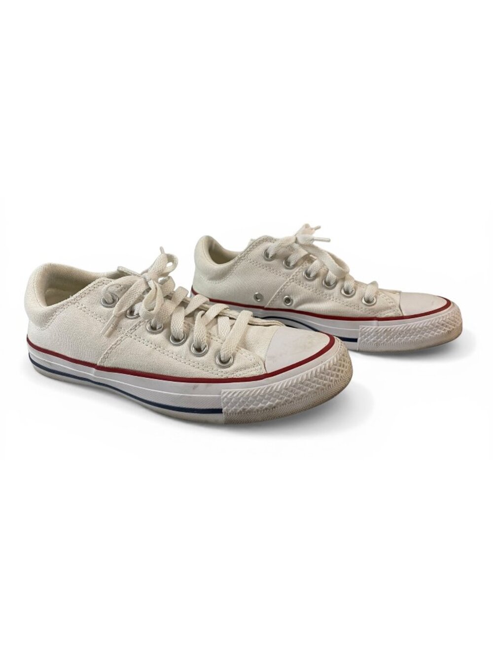 Converse All Star Chuck Taylor Low Rise Shoes White Sneakers Womens 7